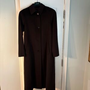 NWOT Gap x Cult Gaia Brown Wool Blend Long Trench Coat Sz L